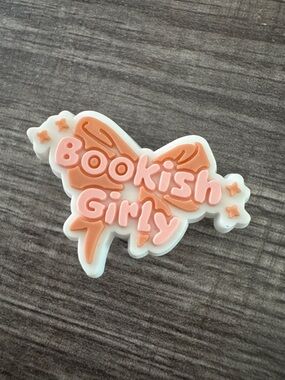 Bookish Girly Shoe Charm CROCS Jibbitz 5/$20